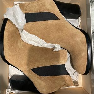 Marc Fisher-Dark Natural Suede-Like New